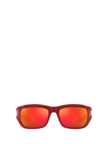 Sunglasses RB4405M F6236Q RED ON BLACK - RAY-BAN - BALAAN 1