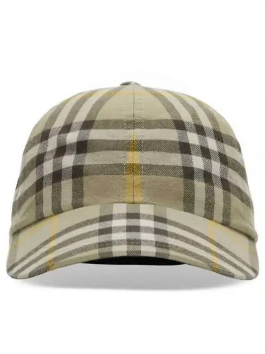 Checked cotton baseball cap - BURBERRY - BALAAN 2