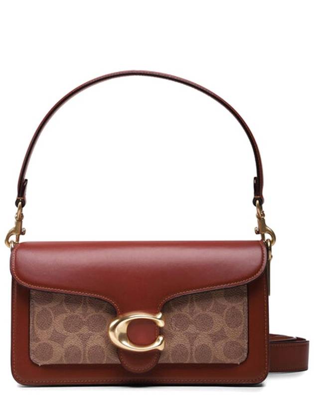 Tabby Signature Canvas Shoulder Bag Brown - COACH - BALAAN 2