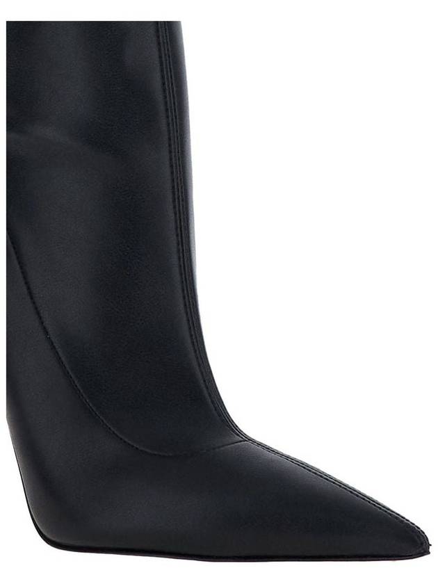 'Superblade' Black Over-The-Knee Boots With Stiletto Heels In Leather Woman - CASADEI - BALAAN 4