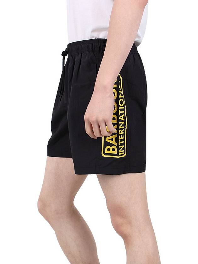 International Large Logo Swim Shorts Black - BARBOUR - BALAAN 5