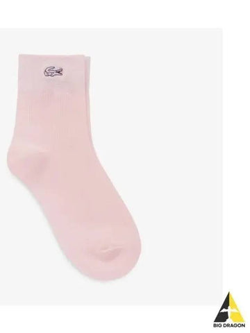 Women s Pique Basic Socks Light Pink - LACOSTE - BALAAN 1