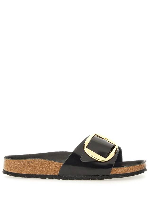 Madrid Big Buckle Slippers Black - BIRKENSTOCK - BALAAN 2