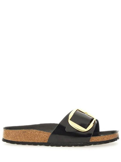 Madrid Big Buckle Slippers Black - BIRKENSTOCK - BALAAN 2