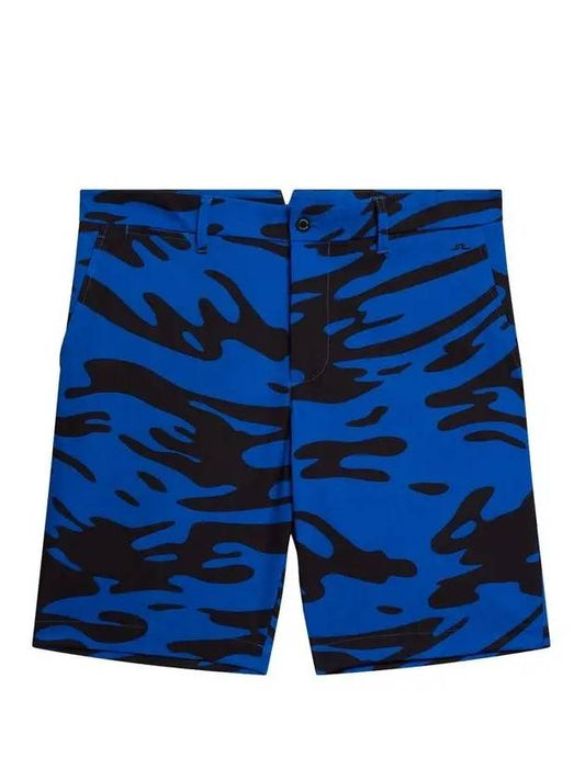 Men s Team Print Shorts Neptune Blue GMPA08935 O496 - J.LINDEBERG - BALAAN 1