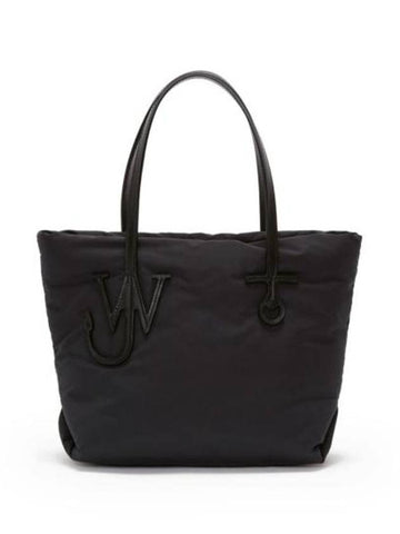 Puffy Anchor Small Tote Bag Black - JW ANDERSON - BALAAN 1