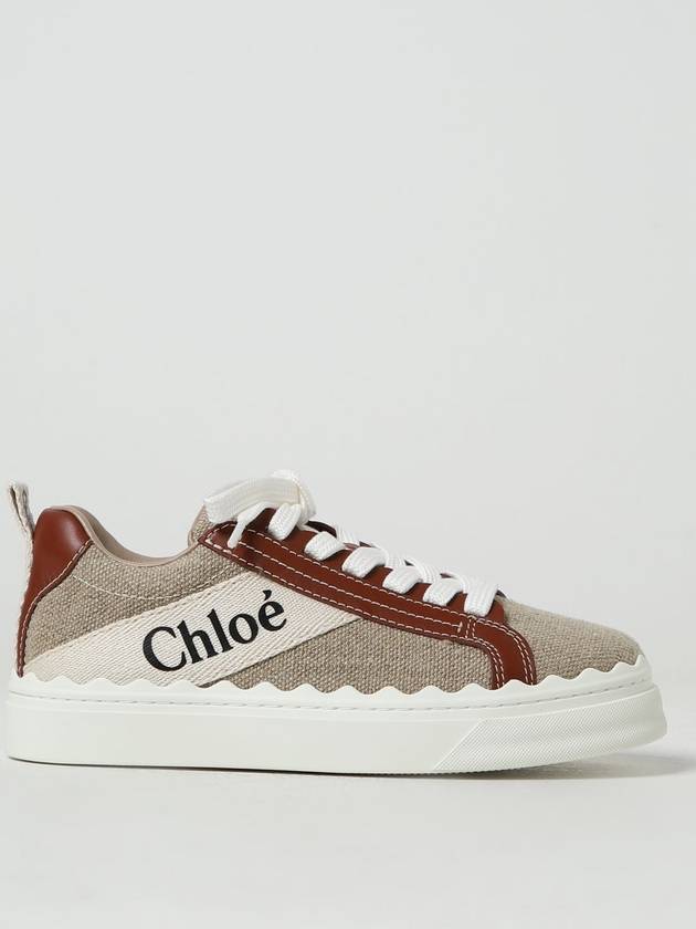 Sneakers Chloè in canvas e pelle - CHLOE - BALAAN 1