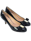 Carla Vara Bow Pumps Black - SALVATORE FERRAGAMO - BALAAN 2