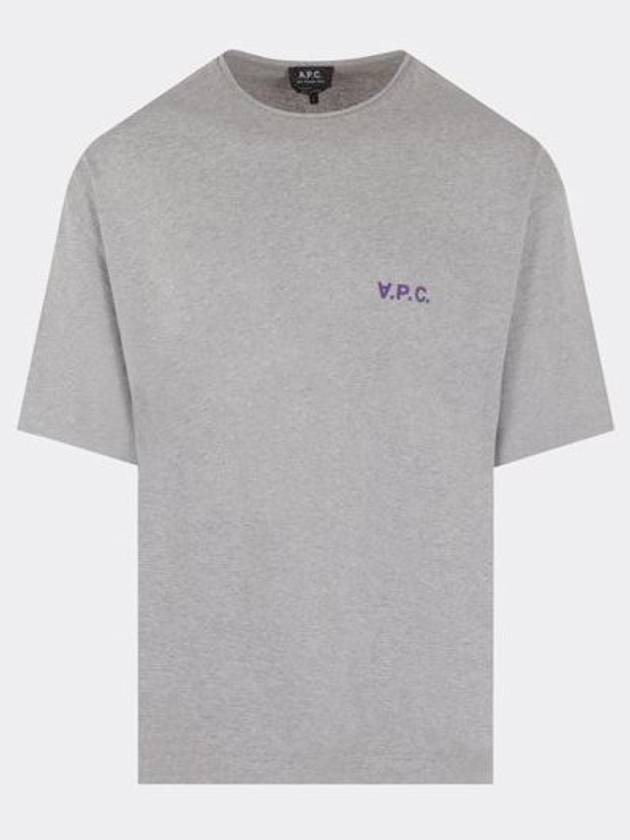 Jeremy Logo Short Sleeve T-shirt Grey - A.P.C. - BALAAN 2