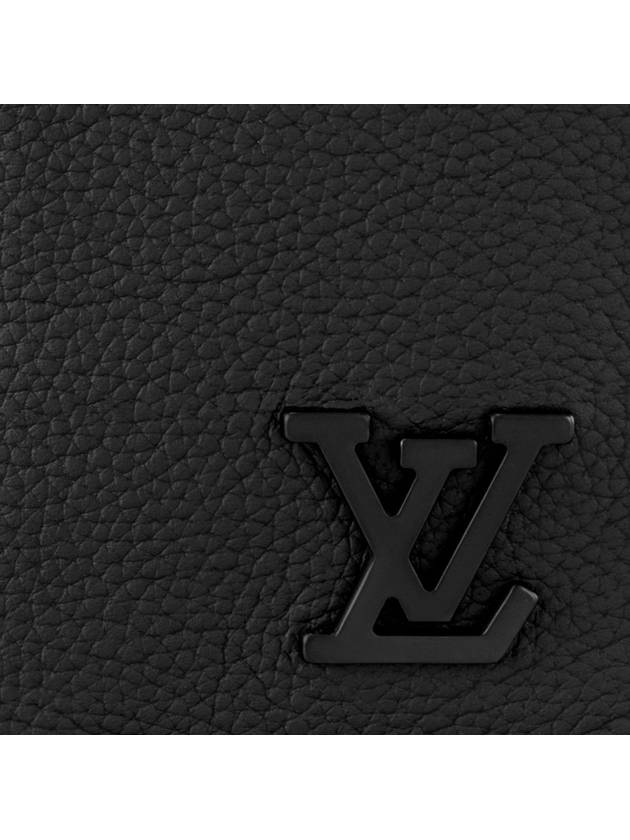 Aerogram Pocket Organizer Card Wallet Black - LOUIS VUITTON - BALAAN 6