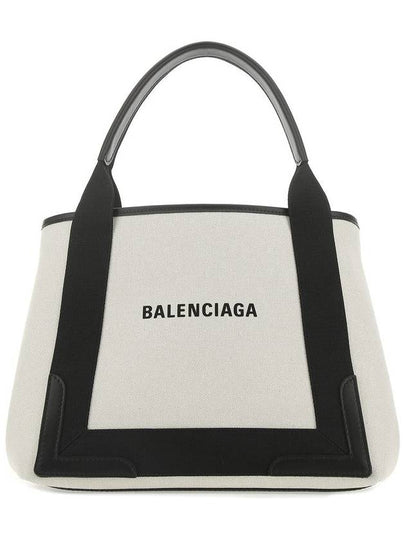 Cabas Logo Canvas Small Tote Bag Black - BALENCIAGA - BALAAN 2