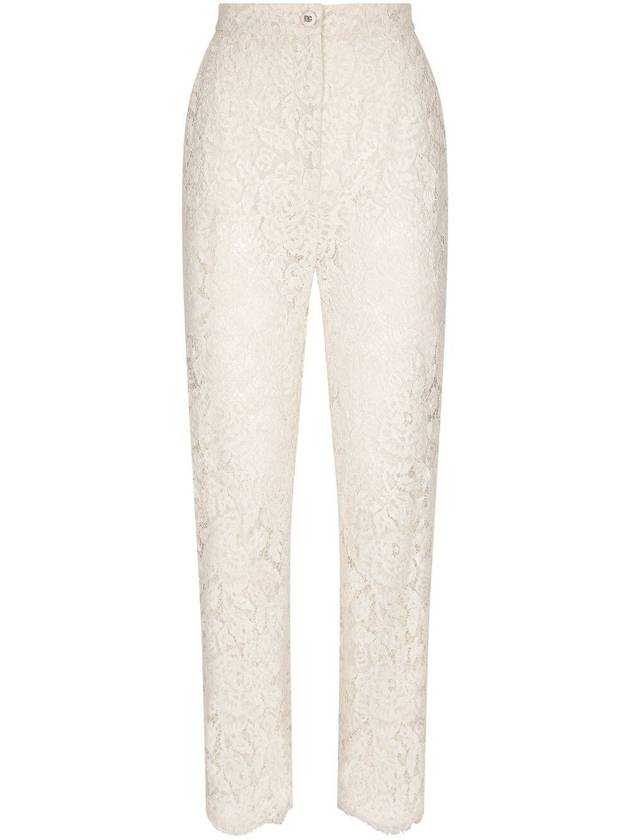 23 ss Lace Trousers FTAM2TFLRE1W0001 B0710230102 - DOLCE&GABBANA - BALAAN 1