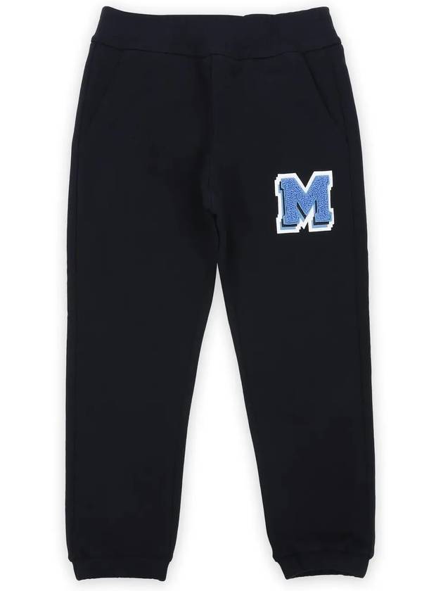 Kids M Logo Patch Training Pants Navy 8H00011 809AG 778 - MONCLER - BALAAN 3