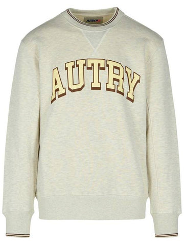 Autry Grey Cotton Blend Sweatshirt - AUTRY - BALAAN 1