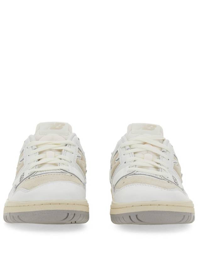 550 Cracked Leather Low Top Sneakers White - NEW BALANCE - BALAAN 5