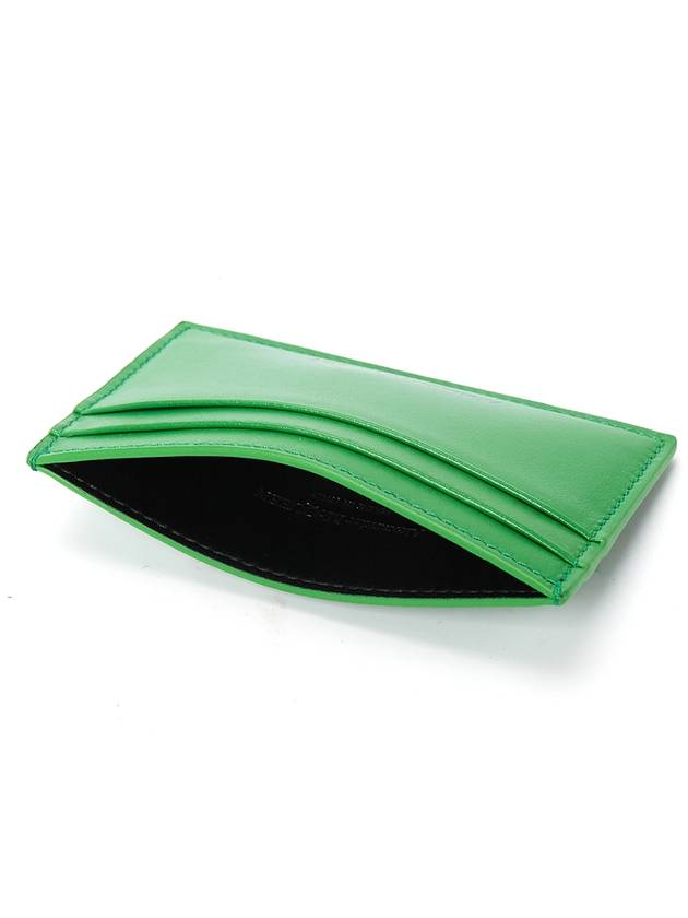 Leather Card Wallet Green - ALEXANDER MCQUEEN - BALAAN 5