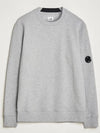 Diagonal Raised Fleece Lens Sweatshirt Grey - CP COMPANY - BALAAN 6