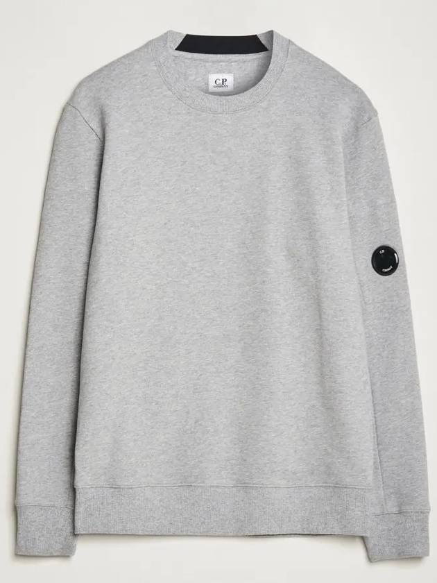 Diagonal Raised Fleece Lens Sweatshirt Grey - CP COMPANY - BALAAN 6