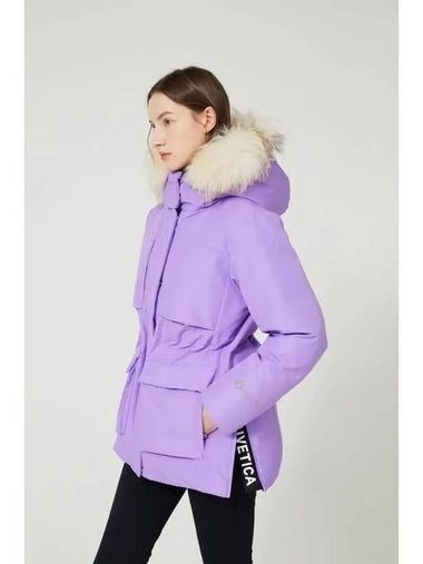 Iorite W Dark Violet Women s Down Jacket - DUVETICA - BALAAN 1