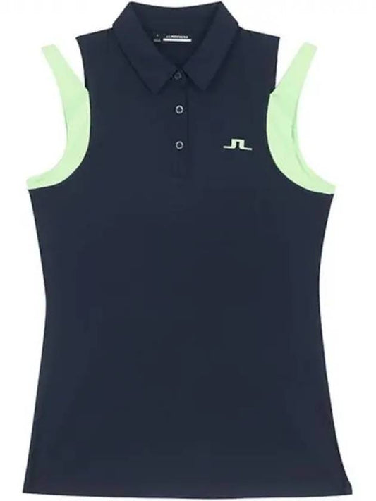 Golf Women s Wear Clothing Sleeveless Nasiti Malaika Top Navy GWJ091796855 Domestic Product GQN124061316163 - J.LINDEBERG - BALAAN 1