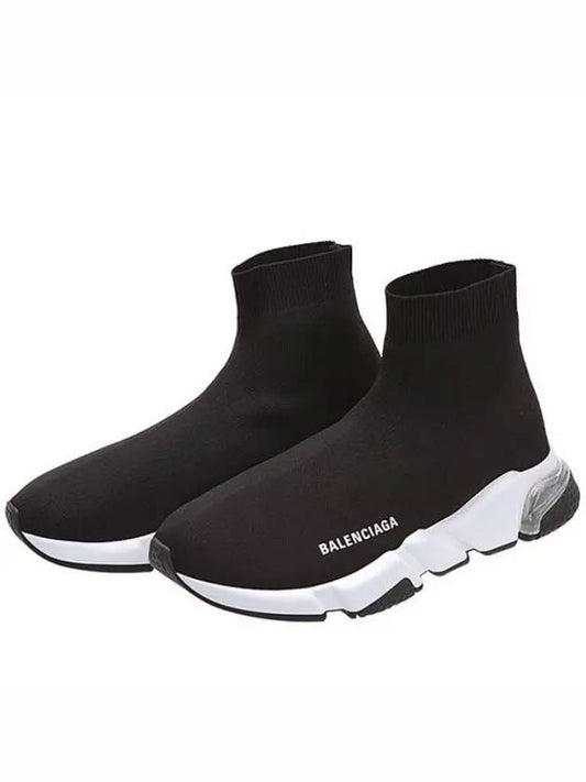 Speedrunner Clear Sole High Top Sneakers Black - BALENCIAGA - BALAAN 2