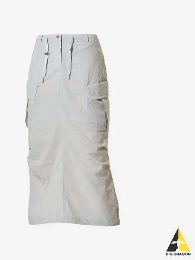 Women s FSI Cargo Skirt PALE GRAY - FILA - BALAAN 1