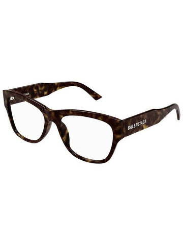 Acetate Square Eyeglasses Havana - BALENCIAGA - BALAAN 1