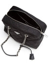 Prada Pocono Nylon Quilted Chain Shoulder Bag Black - PRADA - BALAAN 8