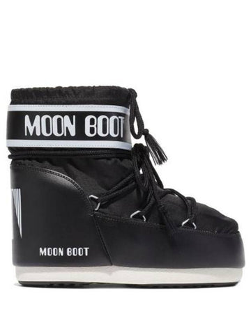 Icon Low Nylon Snow Boots Black - MOON BOOT - BALAAN 1