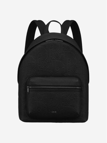 Rider 2.0 Grained Calfskin Backpack Black - DIOR - BALAAN 1