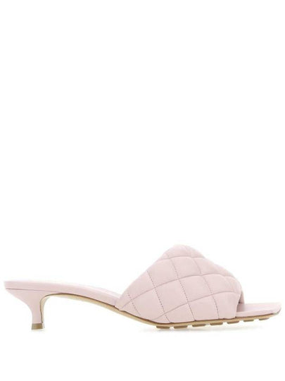 Padded Leather Mule Pink - BOTTEGA VENETA - BALAAN 2