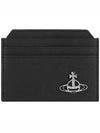 ORB logo slim card wallet 5403000BU S000B N401 - VIVIENNE WESTWOOD - BALAAN 2