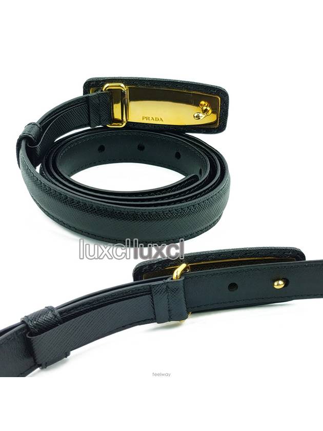 Saffiano gold belt 1C5029 34 85 - PRADA - BALAAN 9