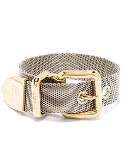 Buckle Metal Bracelet Gold - MIU MIU - BALAAN 2