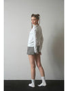 cloud ribbed shorts stripe - FOR THE WEATHER - BALAAN 7