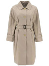 Ftrench Single Trench Coat Beige - MAX MARA - BALAAN 3