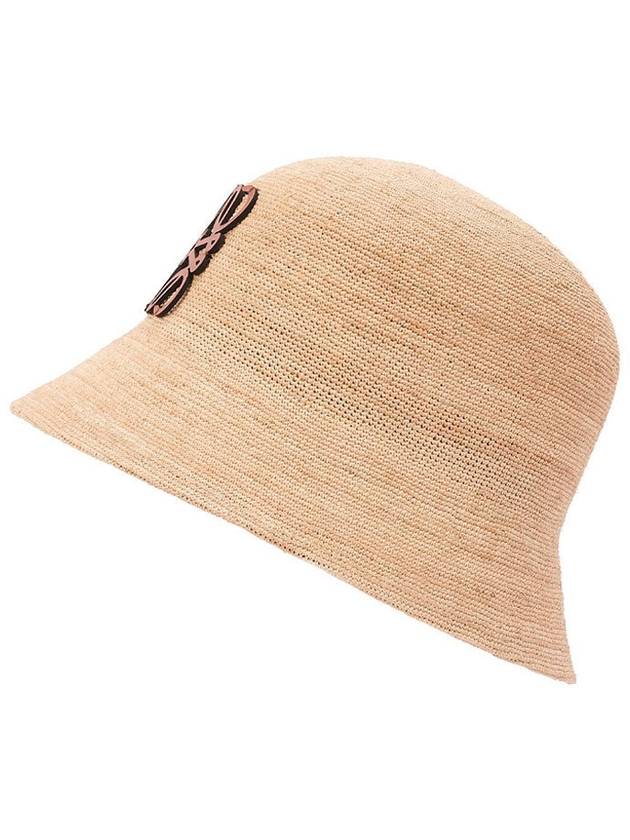 Anagram Raffia Bucket Hat Natural - LOEWE - BALAAN 2