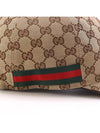 Original GG Web Supreme Canvas Baseball Ball Cap Beige Ebony - GUCCI - BALAAN 7