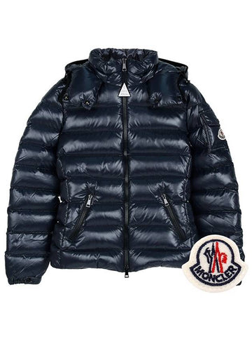 Night Blue Body Hooded Goose Down Jacket BODY 1A52400 68950 742 - MONCLER - BALAAN 1