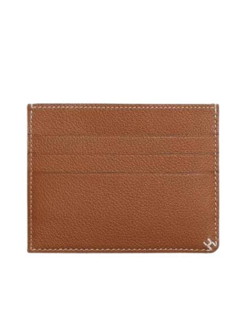 H Sellier Card Wallet Gold - HERMES - BALAAN 1