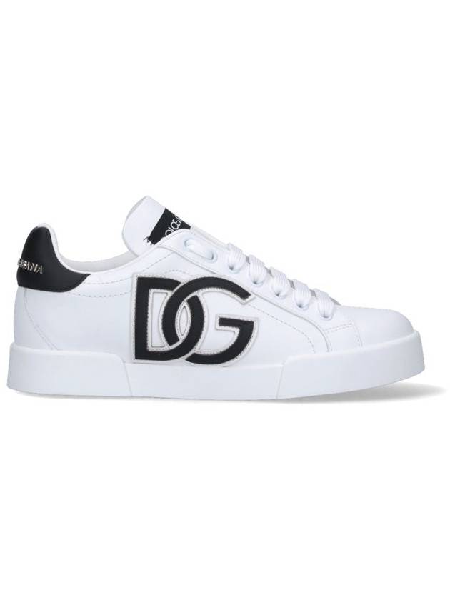 DG Logo Portofino Low Top Sneakers White - DOLCE&GABBANA - BALAAN 2