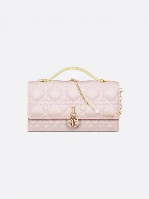 Cannage Lambskin Mini Bag Rose Quartz - DIOR - BALAAN 2