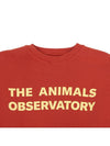 Kids brushed sweatshirt F24124 252 BG - THE ANIMALS OBSERVATORY - BALAAN 3