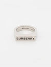 engraved palladium-plated signet ring 8064271 - BURBERRY - BALAAN 3