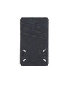 4 Stitch Leather Card Wallet Black - MAISON MARGIELA - BALAAN 2