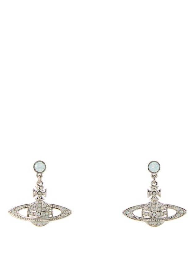 Mini Bas Relief Drop Earrings Silver - VIVIENNE WESTWOOD - BALAAN 1