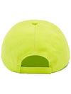 Embroidered Logo Ball Cap Lime Popsicle - GANNI - BALAAN 5