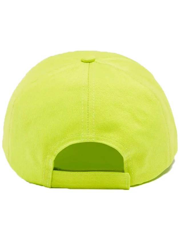 Embroidered Logo Ball Cap Lime Popsicle - GANNI - BALAAN 5