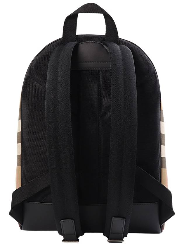 Jeff Check Backpack Brown - BURBERRY - BALAAN 3