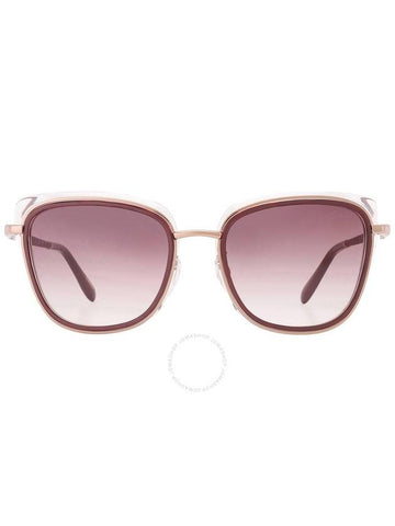 Chopard Violet Gradient Butterfly Ladies Sunglasses SCHD40S 08FE 56 - CHOPARD - BALAAN 1